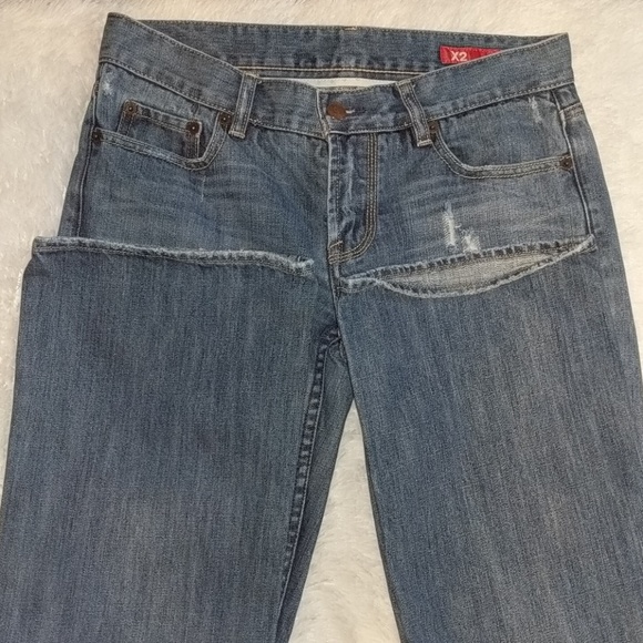 X2 Denim Laboratory size 4 W21 Flare Leg - Picture 6 of 8